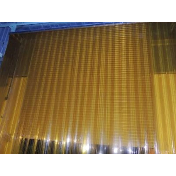 PVC Strip Curtain Yellow (Plastic Curtain)