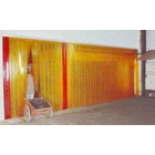 PVC Strip Curtain Of Orange (A Plastic Curtain) 4