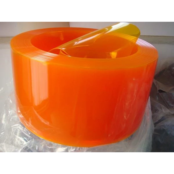 PVC Strip Curtain Of Orange (A Plastic Curtain)