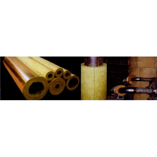 High Density Rockwool Pipe Insulation Thickness 25mm