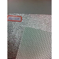 Fiberglass cloth coated with aluminum foil