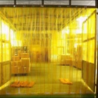 Tirai PVC Curtain Industri Warna Kuning 1