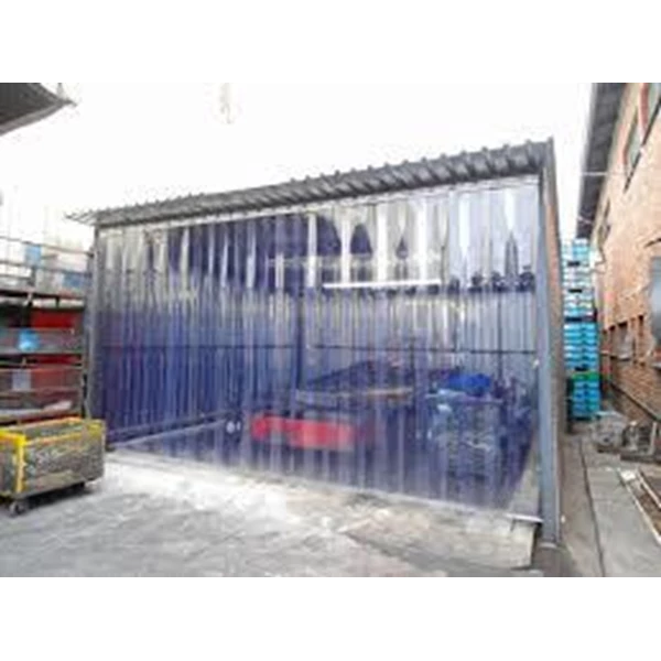 Pusat Tirai PVC Strips Curtain Glodok 